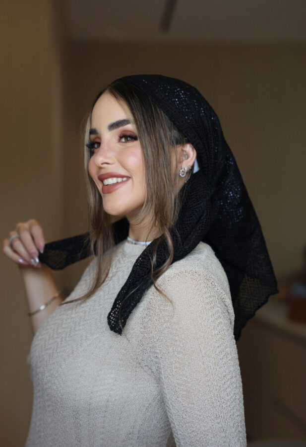 דגם אווה שחור מרובע