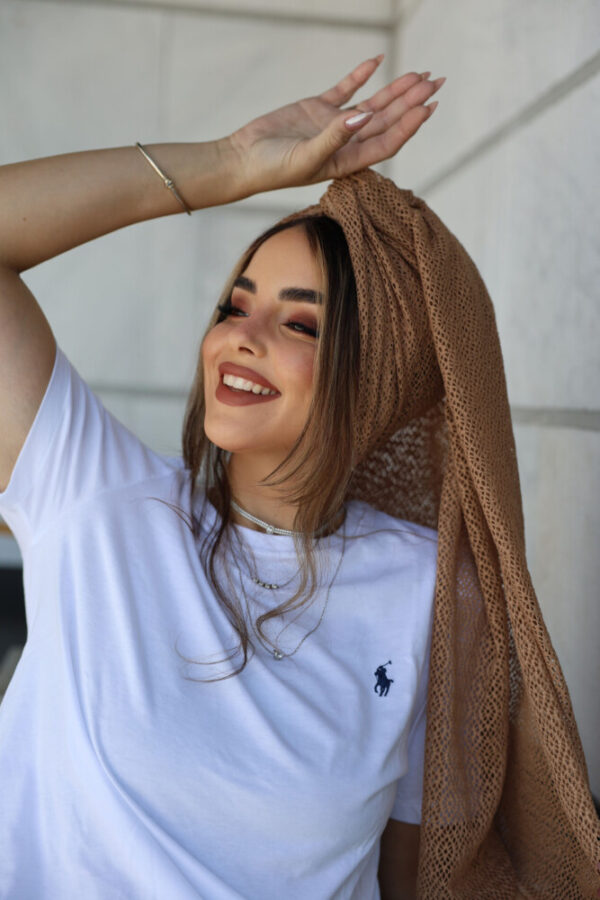 ⁦דגם אווה חום לונג⁩ – תמונה ⁦2⁩